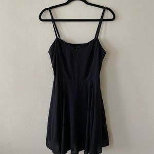 Talula (Aritzia) black skater dress